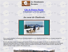 Tablet Screenshot of lesrandonneesboreales.com
